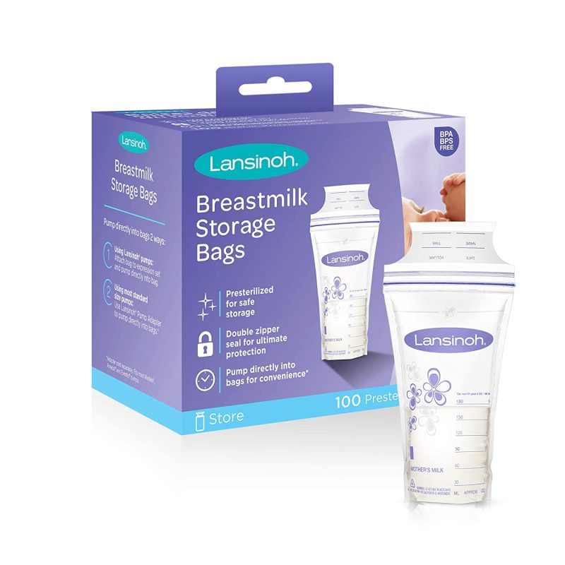 lansinoh breastmilk storage bags 100pcs