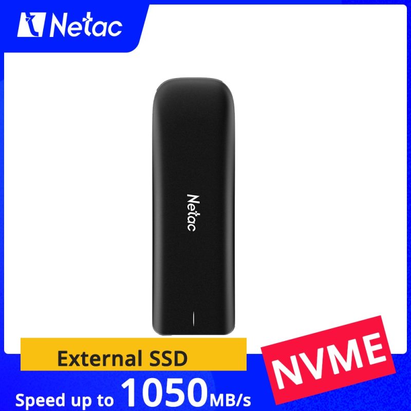 Netac External HD SSD 1tb 2tb M2 NVME Portable SSD 250gb 500gb M 2 SATA External