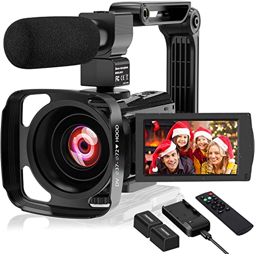 4k video camera camcorder luazhect 60fps 48mp wifi youtube vlogging digital