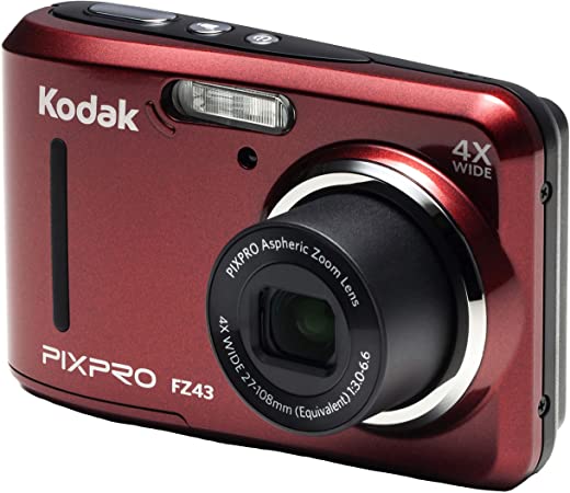 kodak pixpro friendly zoom fz43 rd 16mp digital camera with 4x optical zoom